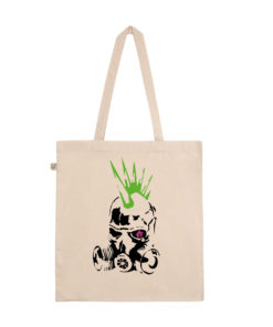 Anarchist Doomsday Prepper Shopping Bag weiss