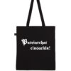 Patriarchat einsackln Shopping Bag schwarz