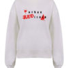 UR EP Drop shoulder sweatshirt white